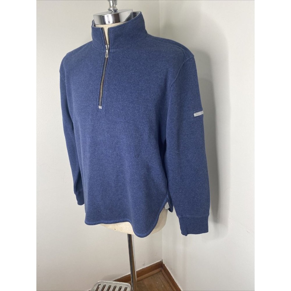 Robert Graham Men’s Classic Fit 100% Cotton 1/4 Zip Pullover Shirt Sz M Sweater - Picture 2 of 8